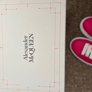 alexander mcqueens, size 5 in US- 36c EUR, color: pink